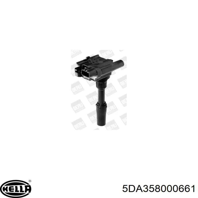Купити 5DA358000661 HELLA Котушка запалювання