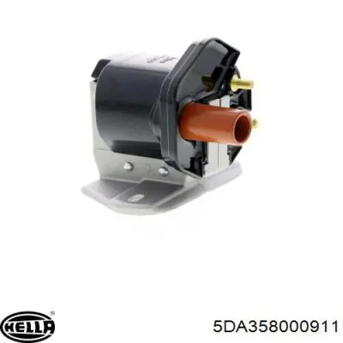 Купити 5DA358000911 HELLA Котушка запалювання