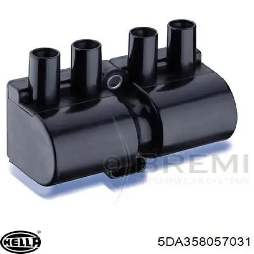 Котушка запалювання HELLA 5DA358057031 ціна, від 25.47 USD