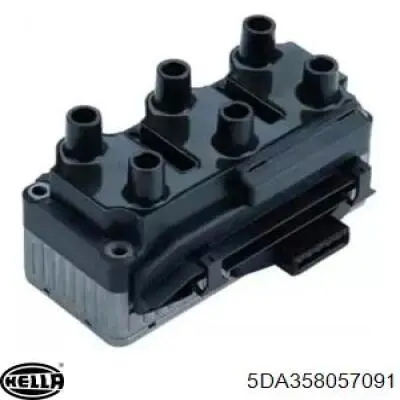 Купити 5DA358057091 HELLA Котушка запалювання