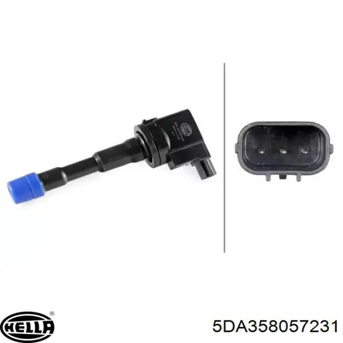 Купити 5DA358057231 HELLA Котушка запалювання
