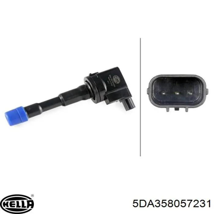 5DA358057231 HELLA Котушка запалювання