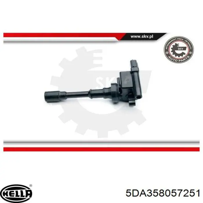 Котушка запалювання HELLA 5DA358057251 ціна, від 22.50 USD