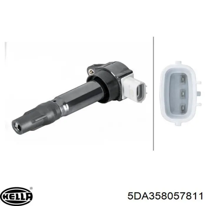 5DA358057811 HELLA Котушка запалювання