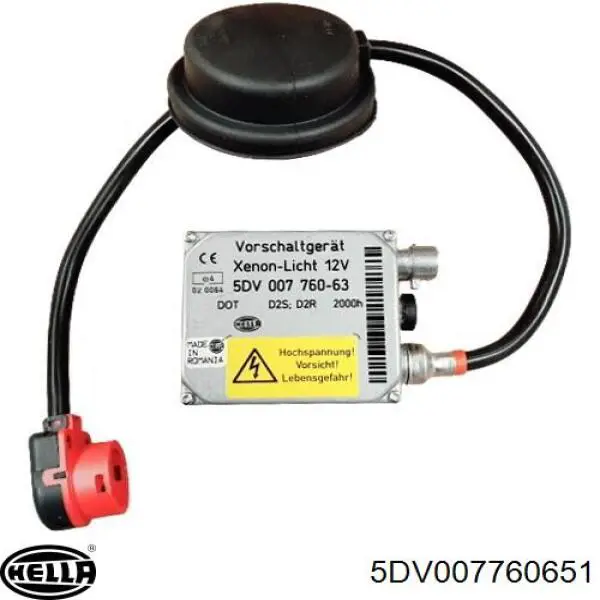 Купити 5DV007760651 HELLA Блок розпалювання, ксенон