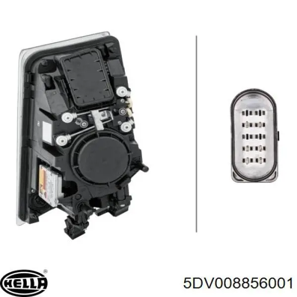 Купити 5DV008856001 HELLA Блок розпалювання, ксенон