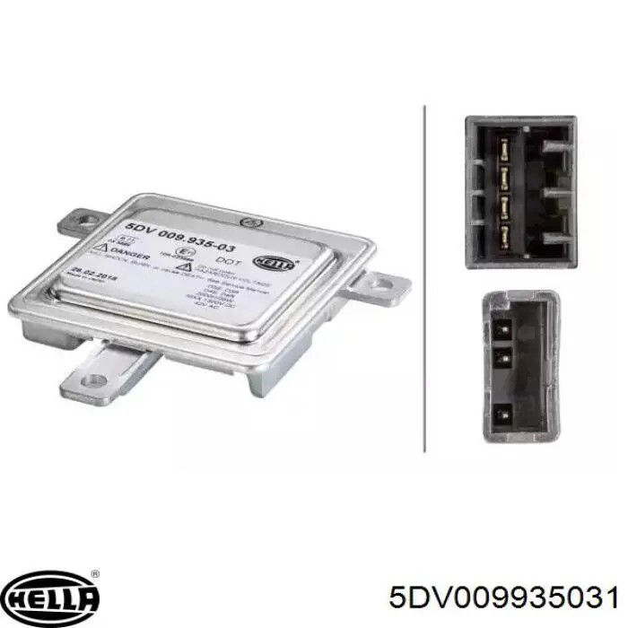 Ксенон, блок керування 3G941001 AND