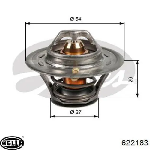 622183 HELLA Авто термостат