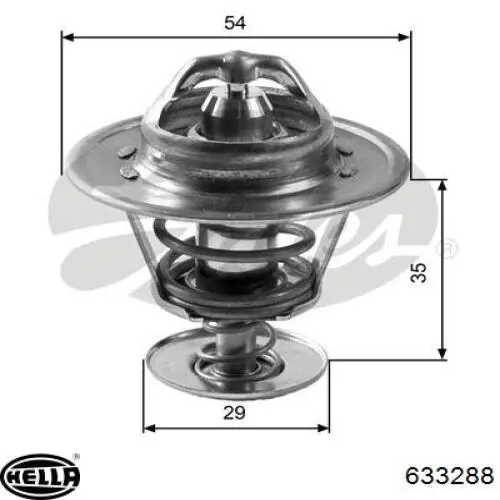 Термостат в зборі Ford 904T8575AA