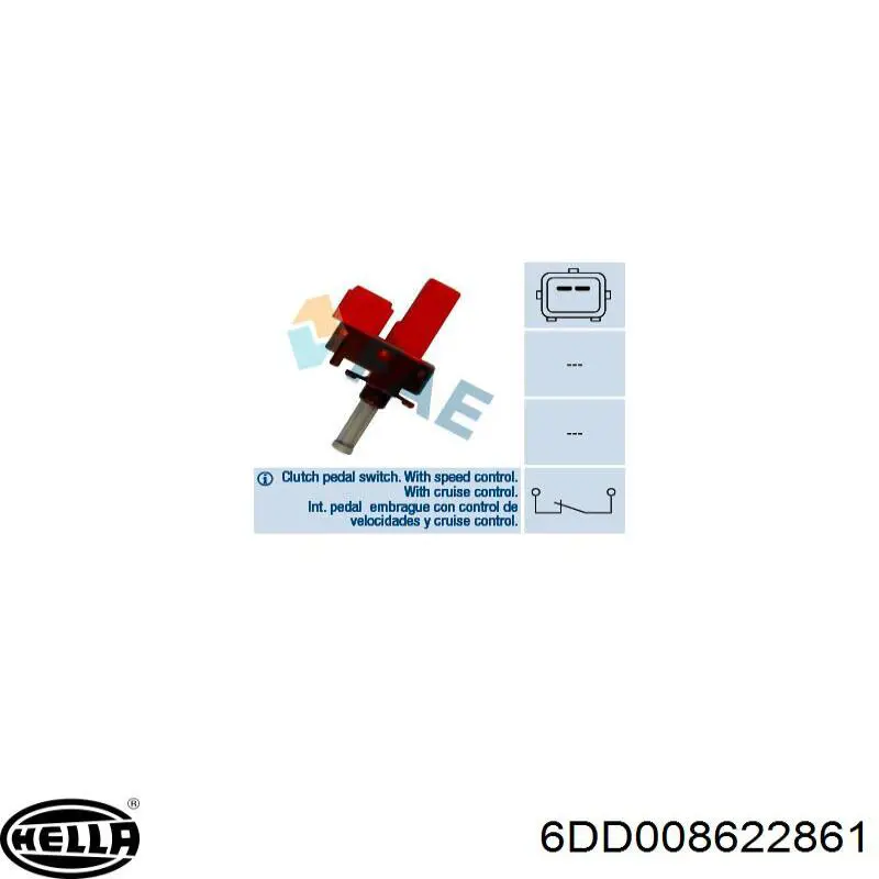 Датчик включення зчеплення Ford UC9M664D0 ціна, від 9.18 USD