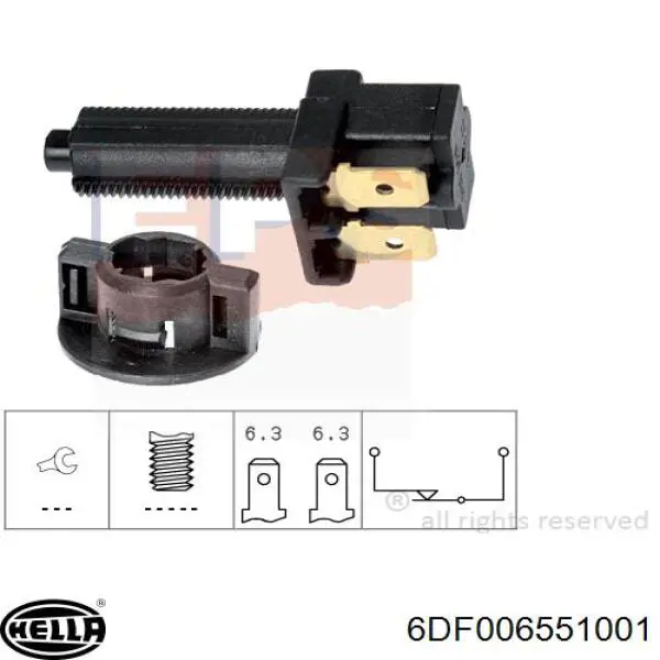 Купити 2023824 Ford Датчик педалі гальма