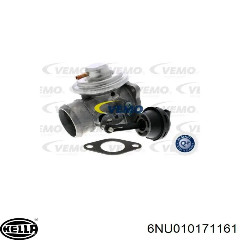 6NU010171161 HELLA Клапан рециркуляції відпрацьованих газів EGR