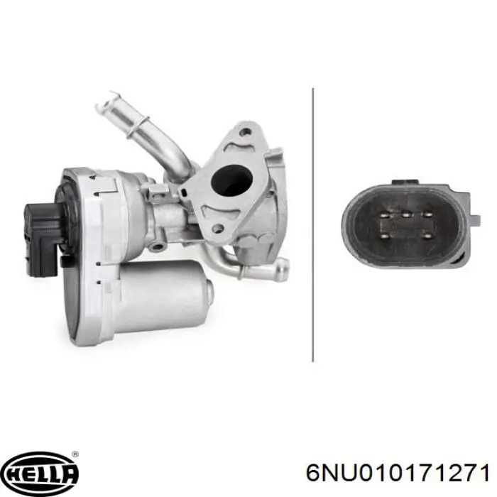 Клапан EGR, рециркуляції газів 274011 Maxgear