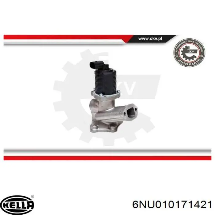 Клапан ЄГР 6NU010171421 HELLA