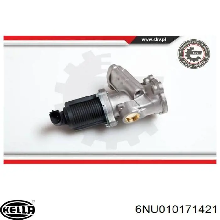 Клапан EGR рециркуляції газів HELLA 6NU010171421