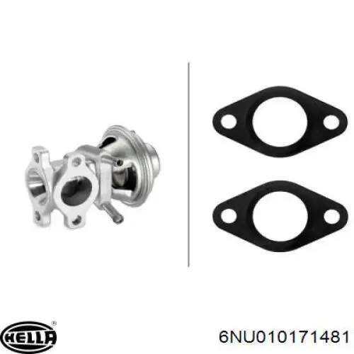 504150396 Iveco Клапан рециркуляції відпрацьованих газів EGR