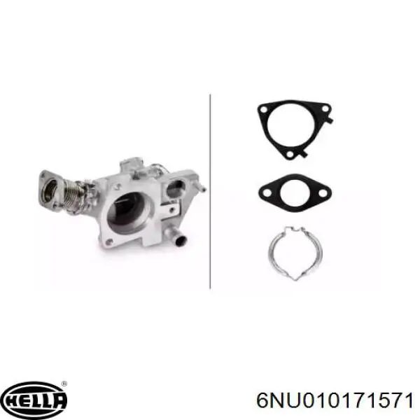 Купити 6NU010171571 HELLA Прилади управління системи рециркуляції