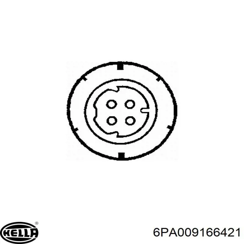 Лямбдазонд, датчик кисню 6PA009166421 HELLA