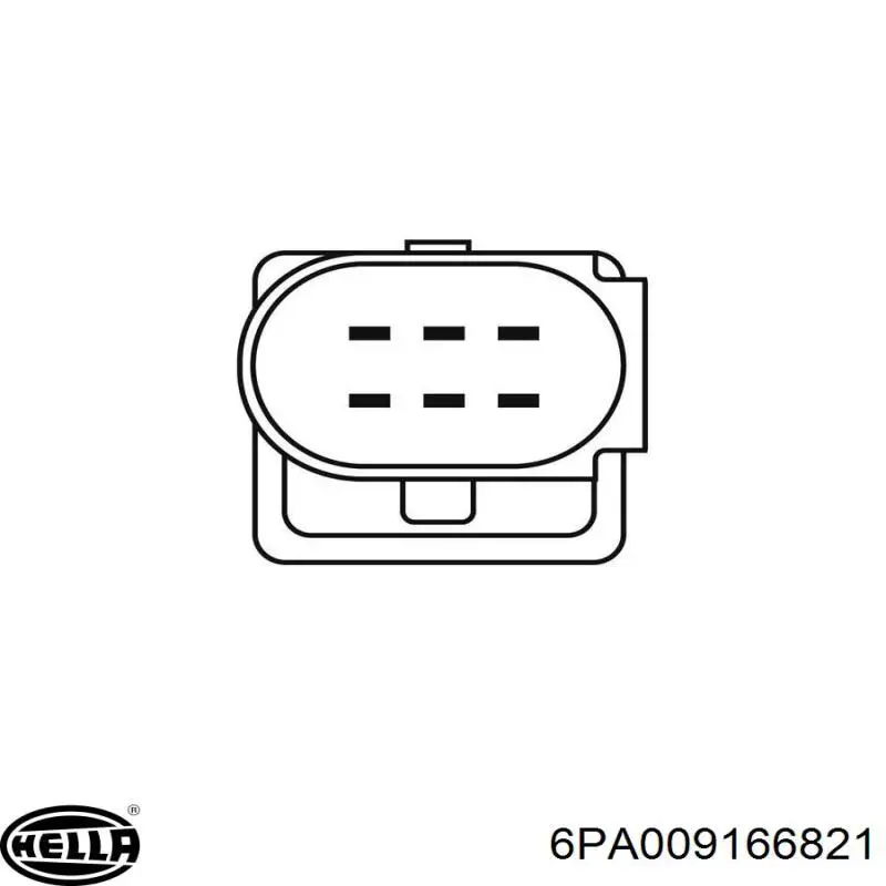 Купити 6PA009166821 HELLA Лямбдазонд, датчик кисню до каталізатора
