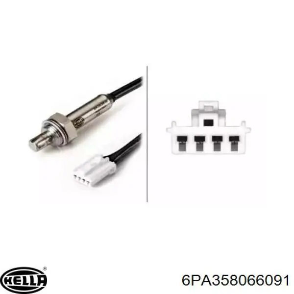 6PA358066091 HELLA Лямбда зонд після каталізатора