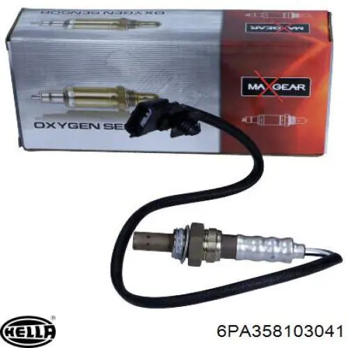 Лямбда датчик кисню HELLA 6PA358103041 ціна, від 38.21 USD