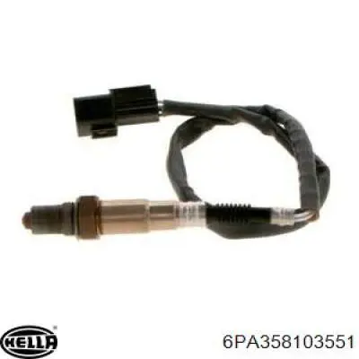 Купити 6PA358103551 HELLA Лямбдазонд, датчик кисню до каталізатора