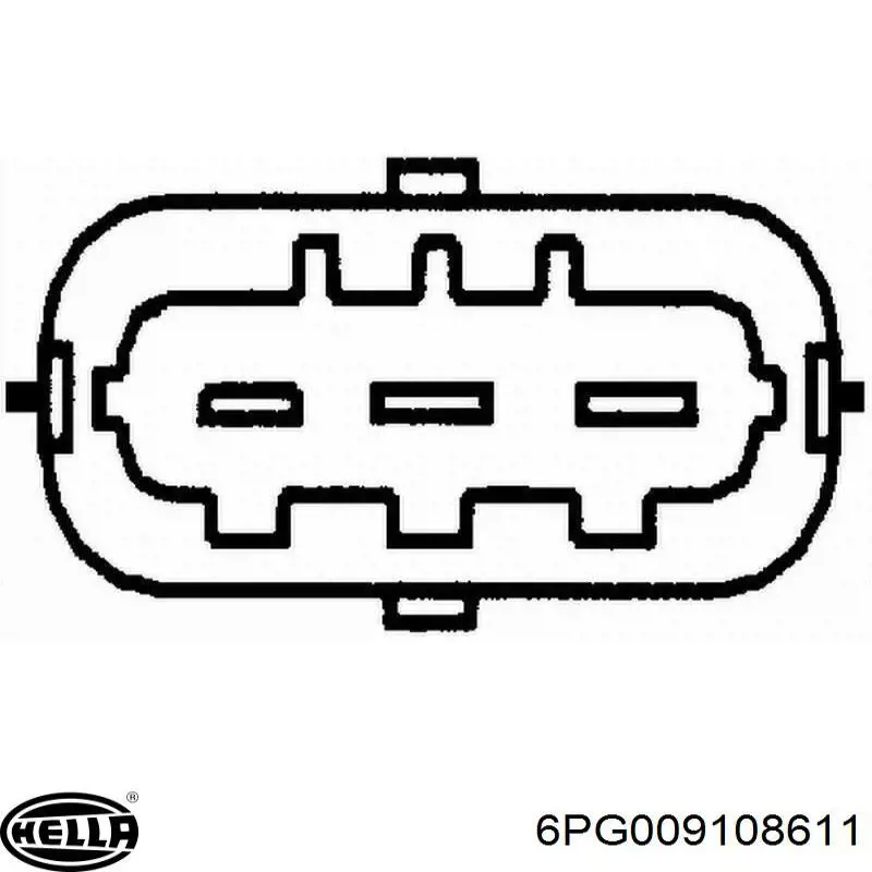 Купити 6PG009108611 HELLA Датчик детонації