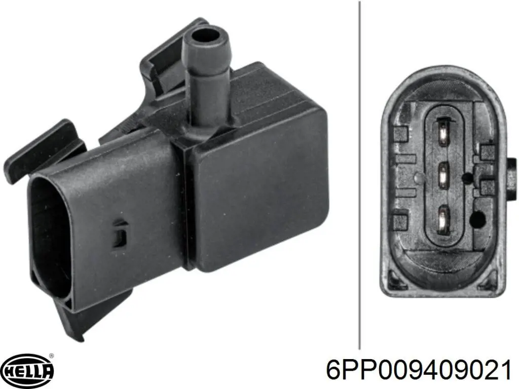 Датчик тиску вихлопних газів 6PP009409021 HELLA