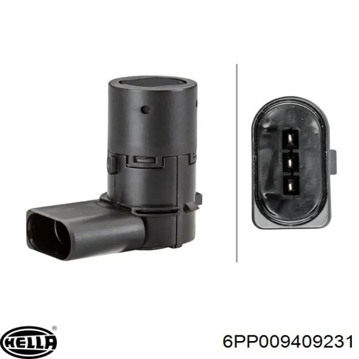 Датчик тиску вихлопних газів 6PP009409231 HELLA