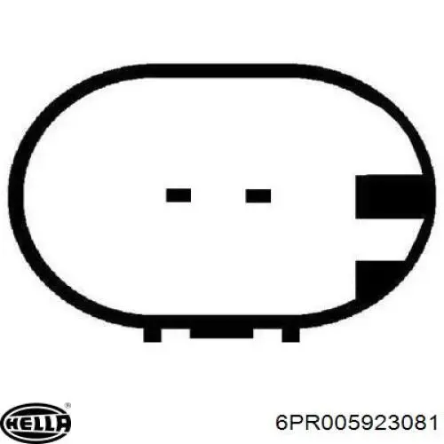 Купити 6PR005923081 HELLA Датчик рівня охолоджуючої рідини в бачку