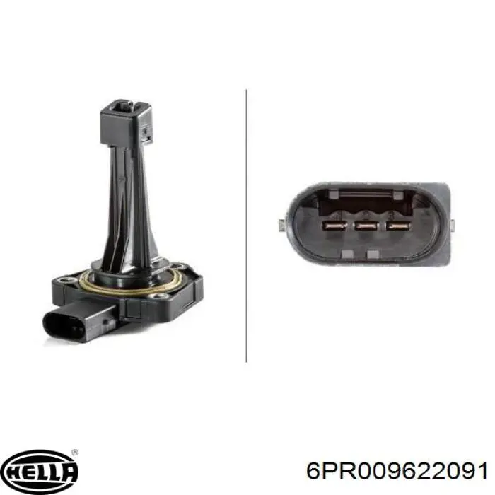 Купити 6PR009622091 HELLA Датчик рівня масла