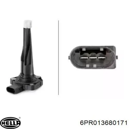 Купити 6PR013680171 HELLA Датчик рівня масла