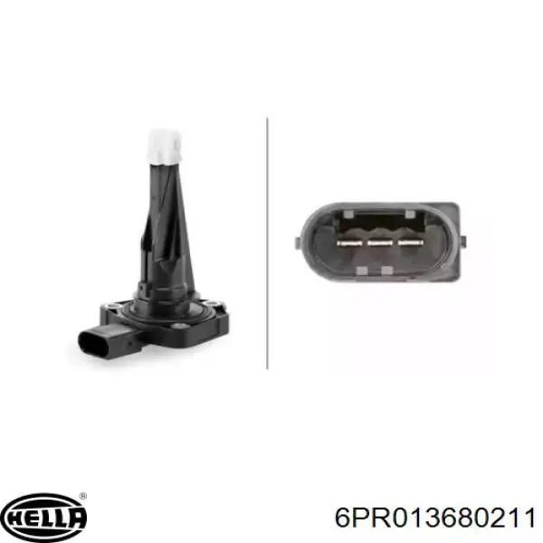 Датчик рівня масла двигуна HELLA 6PR013680211 ціна, від 63.34 USD