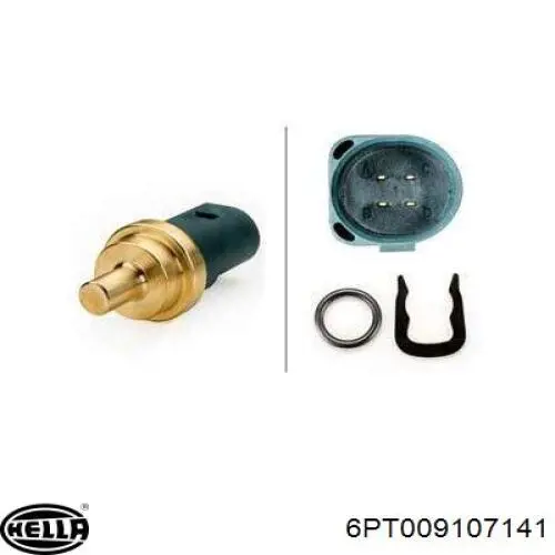 Термодатчик охолоджуючої рідини HELLA 6PT009107141 ціна, від 9.46 USD