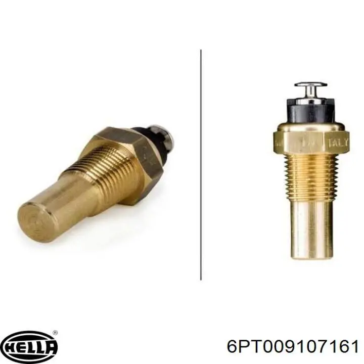 Термодатчик охолоджуючої рідини HELLA 6PT009107161 ціна, від 3.97 USD