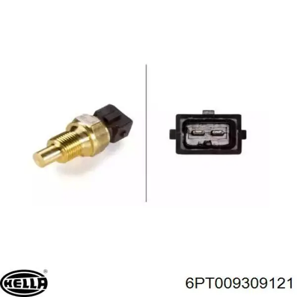 Купити 6PT009309121 HELLA Датчик температури охолоджуючої рідини
