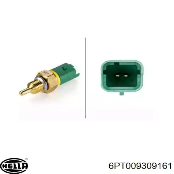 Купити 6PT009309161 HELLA Датчик температури охолоджуючої рідини