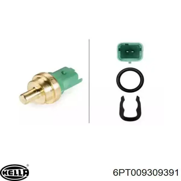 6PT009309391 HELLA Покажчик температури охолоджуючої рідини