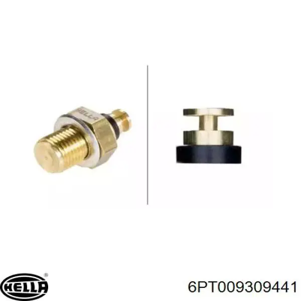 Купити 6PT009309441 HELLA Датчик температури охолоджуючої рідини