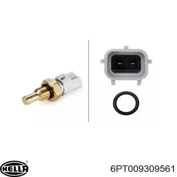 Датчик температури охолоджуючої рідини 6PT009309561 HELLA