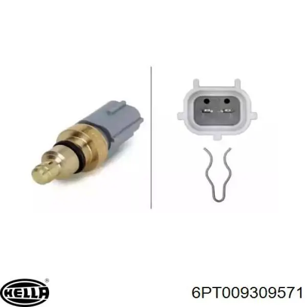 Купити 6PT009309571 HELLA Датчик температури охолоджуючої рідини