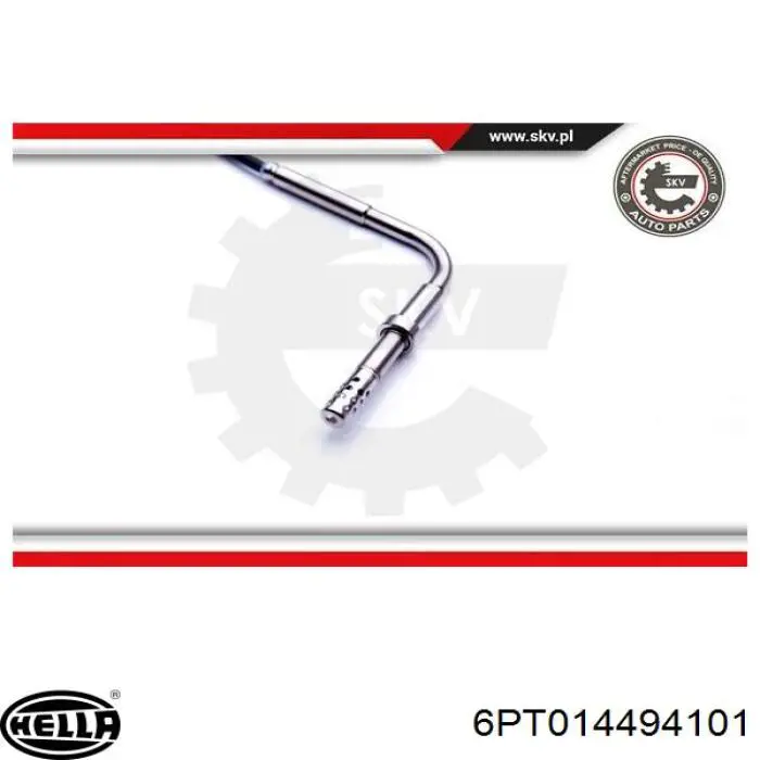 Датчик температури відпрацьованих газів (ВГ), перед турбіною 6PT014494101 HELLA
