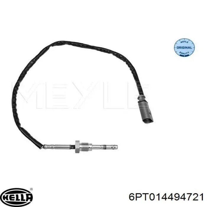 Купити 6PT014494721 HELLA Датчик температури відпрацьованих газів (ВГ), після фільтра сажі