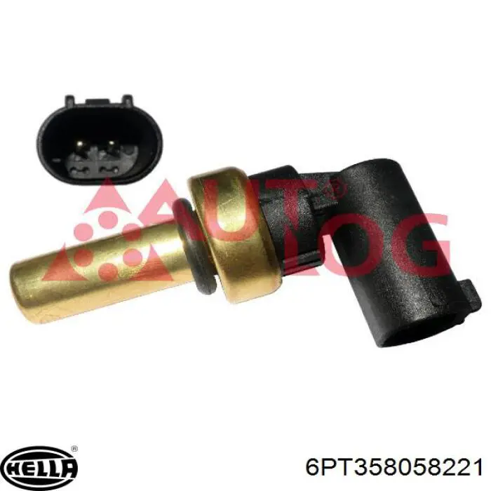 Купити 6PT358058221 HELLA Датчик температури охолоджуючої рідини