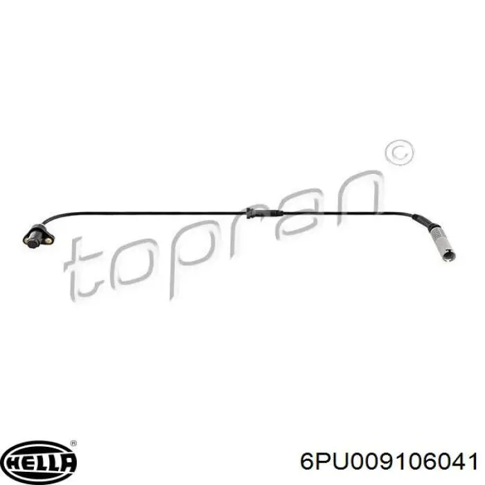 Купити 6PU009106041 HELLA Датчик АБС (ABS) передній