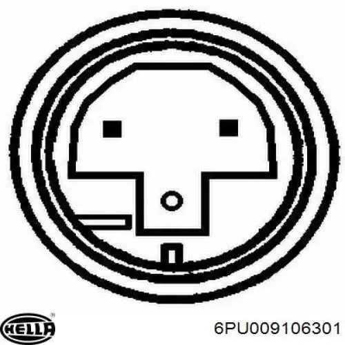 Датчик ABS передній HELLA 6PU009106301 ціна, від 22.96 USD