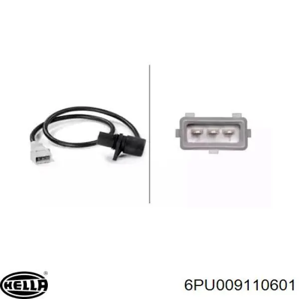 Датчик положення колінвала HELLA 6PU009110601