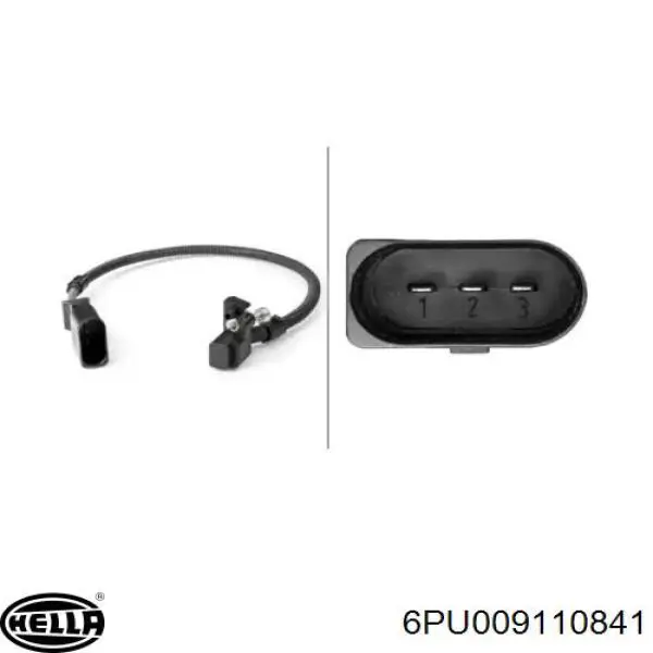 Датчик колінвала 6PU009110841 HELLA