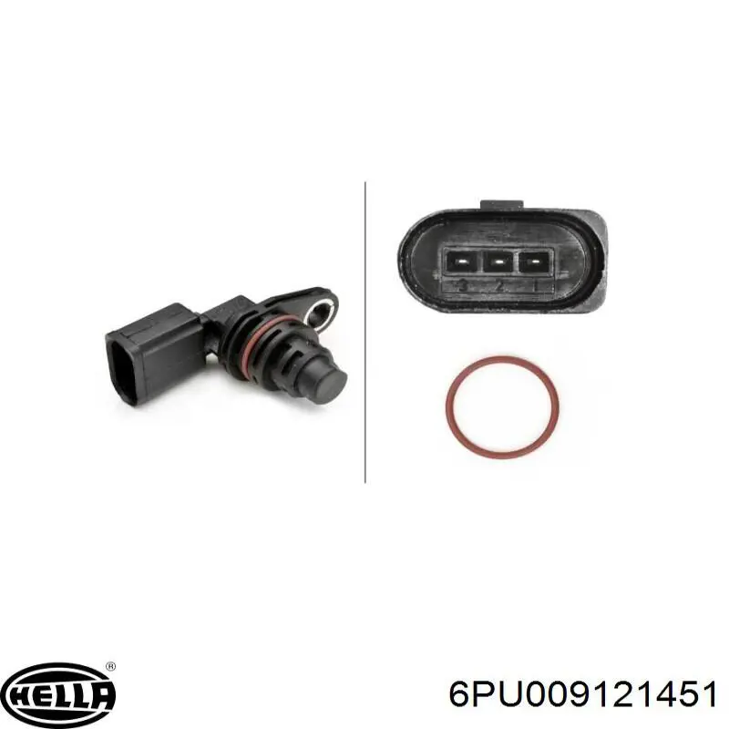 Датчик фаз HELLA 6PU009121451 ціна, від 20.35 USD