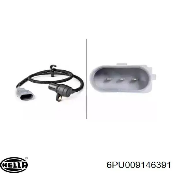Датчик колінвала 6PU009146391 HELLA
